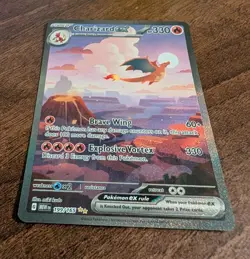 Charizard EX 199/165 SIR Pokemon 151 Scarlet & Violet Pokemon TCG English NM - Image 4