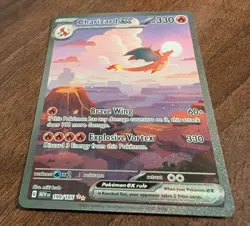 Charizard EX 199/165 SIR Pokemon 151 Scarlet & Violet Pokemon TCG NM - Image 4
