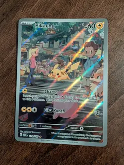 Pikachu 173/165 Pokemon 151 Illustration Rare English Pokemon TCG NM - Image 2