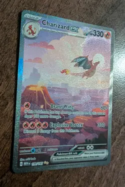 Charizard EX 199/165 SIR Pokemon 151 Scarlet & Violet Pokemon TCG English NM - Image 4