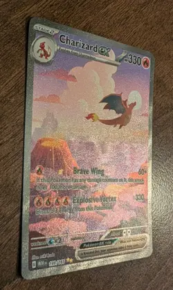 Charizard EX 199/165 SIR Pokemon 151 Scarlet & Violet Pokemon TCG English NM - Image 4
