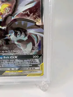 Pikachu & Zekrom GX Pokemon TCG Black Star Promo SM168 Tag Team PSA 9 Mint - Image 4