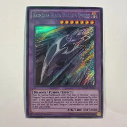 Yugioh Red-Eyes Black Dragon Sword DRL2-EN012 Secret Rare 1st Ed NM - Image 1