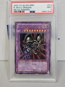 Vintage Yu-Gi-Oh TCG B. Skull Dragon PSA 9 MRD-018 Metal Raiders Holo Rare - Image 1