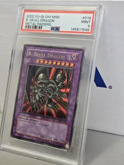 Vintage Yu-Gi-Oh TCG B. Skull Dragon PSA 9 MRD-018 Metal Raiders Holo Rare - Image 2
