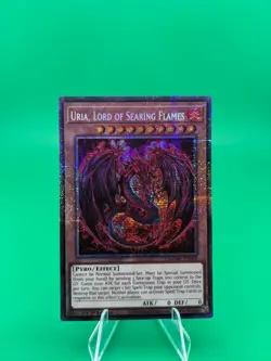 Yu-Gi-Oh! Uria, Lord Of Searing Flames MZMU-EN000 Starlight Rare - Image 1
