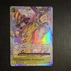 Namco Charlotte Perospero OP03-113 Premium Booster Reprint Foil SR 5000 Power - Image 1