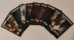Streets of New Capenna -MTG 10 Card Full Art Land Set - Near Mint - Image 1