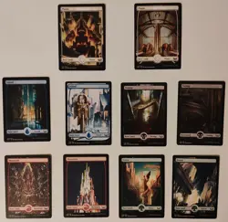 Streets of New Capenna -MTG 10 Card Full Art Land Set - Near Mint - Image 2