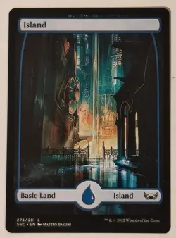 Streets of New Capenna -MTG 10 Card Full Art Land Set - Near Mint - Image 5