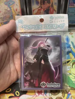 Hololive Official Card Game Mori Calliope sleeves 55 ct new sealed - Image 1