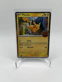 Pokemon Pikachu Card Cosmos Holo Rare D ouble Swirl 018/091 - Image 1