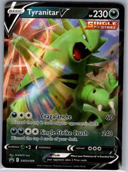 Tyranitar V SWSH109 SWSH: Sword & Shield Promo Cards - Pokemon Card - NM - Image 1