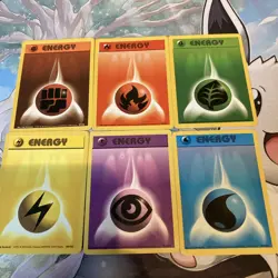 Pokemon TCG Energy Cards Bundle x6 Base Set 1999 WOTC Vintage Lot Play Set - Image 1