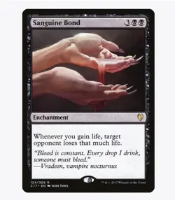MTG Sanguine Bond x1 NM ~C17 (Magic the Gathering) - Image 1