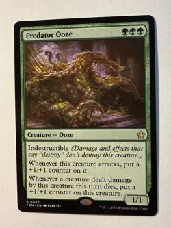 Predator Ooze #642 (NM) Foundations FDN Magic MTG - Image 1