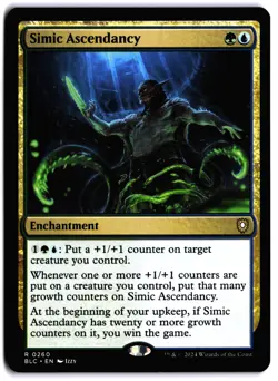 Simic Ascendancy NM BLC Commander: Bloomburrow MTG - Image 1