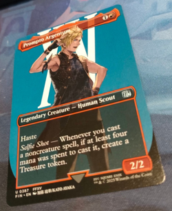 Prompto Argentum (Borderless) - Final Fantasy- Uncommon - NM (see pics) MTG - Image 3