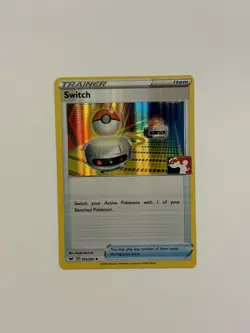 B Switch 183/202 Pokemon Prize Pack Series 1 Variant Sword & Shield Holo FASTSHP - Image 1