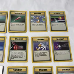 VINTAGE Pokemon lot of 20 TCG Base Set Fossil Jungle Trainer Card - Image 3