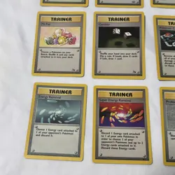 VINTAGE Pokemon lot of 20 TCG Base Set Fossil Jungle Trainer Card - Image 4