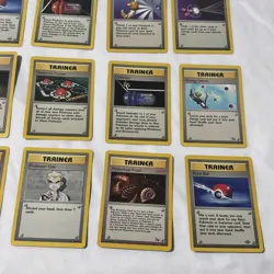 VINTAGE Pokemon lot of 20 TCG Base Set Fossil Jungle Trainer Card - Image 5