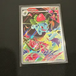 Ivysaur 134/132 Illustration Rare Megas Evolutions Pokemon Card - Image 1