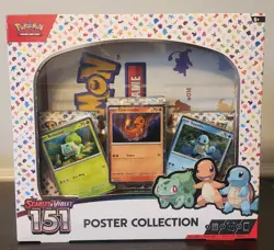 Pokemon TCG: Scarlet & Violet 151 Poster Collection Factory Sealed Box - Image 1