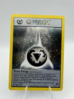 Metal Energy - 19/111 - Pokemon Neo Genesis Unlimited Holo Rare WOTC VLP Swirl - Image 1