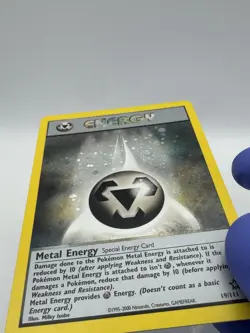 Metal Energy - 19/111 - Pokemon Neo Genesis Unlimited Holo Rare WOTC VLP Swirl - Image 3