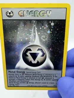 Metal Energy - 19/111 - Pokemon Neo Genesis Unlimited Holo Rare WOTC VLP Swirl - Image 4
