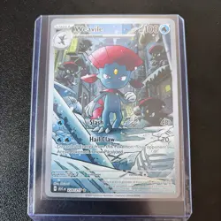 Pokemon TCG English Ascended Heros Weavile Illustration Art Rare Ir 228/217 Mint - Image 1