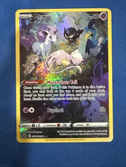Mew GG10/GG70 Pokemon TCG Crown Zenith: Galarian Gallery Holo Full Art NM - Image 1