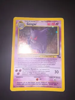Carta Pokemon Gengar 5/62 Holo Set Fossil ITA - Image 2