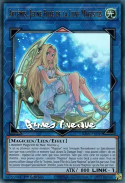 Yu-Gi-Oh ! Artemis, Jeune Fille de la Lune Magistus RA01-FR049 VF/ULTRA - Image 1