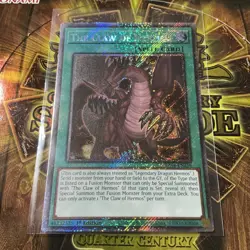 The Claw of Hermos 1st Edition Platinum Secret Rare RA04-EN256 Yu-Gi-Oh! - Image 5