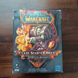 World of Warcraft Undead Mage Horde Class Starter Deck 2013 Open Complete RARE - Image 1