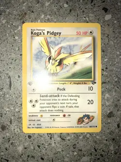 Pokemon TCG Cards 1st Edition Koga's Pidgey 80/132 Gym Challenge NM - Image 3