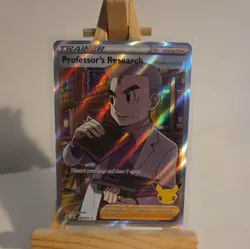 Pokemon TCG Professor's Research Celebrations Full Art Trainer Card 024/025 - Image 1