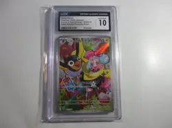 CGC 10 Japanese Iono's Wattrel Battle Partners Purchase Bonus Pokemon Card - Image 1