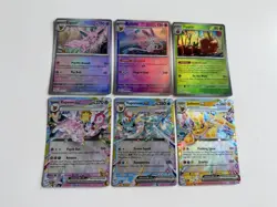 Prismatic Evolutions Card Lot - Pokeball Holo Foil Espeon Sylveon Jolten EX Etc - Image 1