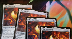 MTG Magic 1 x The One Ring #246 - LTR - Moderately Played / Shuffled [1/4] - Image 2