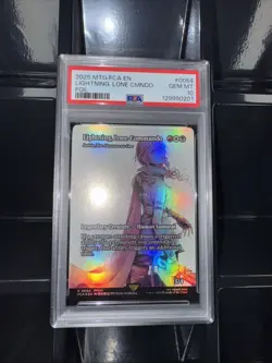 PSA 10 MTG Final Fantasy Lightning Lone Commando Through the Ages FOIL 0054 - Image 1