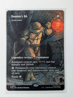Donnie's Bo - Shadowspear Borderless Teenage Mutant Ninja Turtles MTG 0017 - Image 1