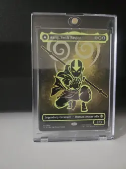 Aang, Swift Savior (Borderless) (Neon Ink Foil) Avatar: The Last Airbender Foil - Image 1