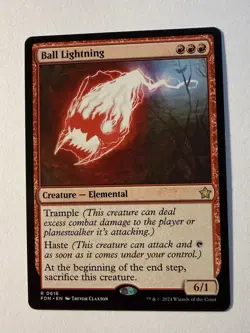 Ball Lightning #618 (NM) Foundations FDN Magic MTG - Image 1