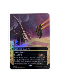Endless Sands R 0015 Borderless FOIL MTG Edge Of Eternities EOS EN NM/M - Image 1