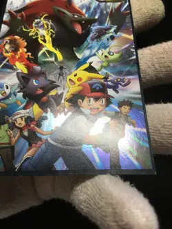 Ash Pikachu Celebi Zoroark Brock 100 - VIntage Pokemon Bromides DX Jumbo Cards - Image 3