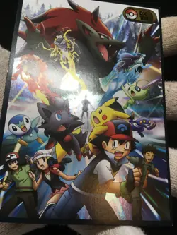 Ash Pikachu Celebi Zoroark Brock 100 - VIntage Pokemon Bromides DX Jumbo Cards - Image 4