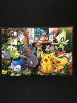 Pikachu Zorua Piplup Celebi 099 - VIntage Pokemon Bromides DX Jumbo Cards - Image 1